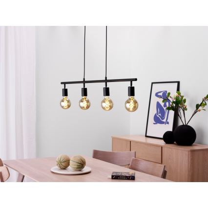 Cottex - Pakaramā griestu lampa ARC 4xE27/60W/230V