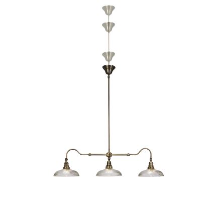 Cottex - Griestu lampa uz kāta SNOOKER 3xE27/60W/230V
