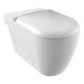 Creavit - WC kombi GRANDE XL, apakšējais/aizmugurējais izvads, keramika, balta