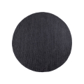 Dabīgs apaļš paklājs FIR WOOL 160 cm 2600 g/m2 antracīts