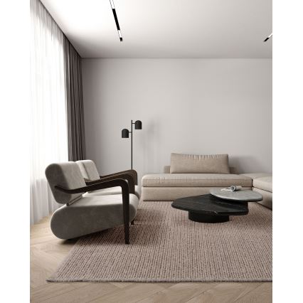 Dabīgs paklājs FIR WOOL 120x170 cm 2600 g/m2 bēšs