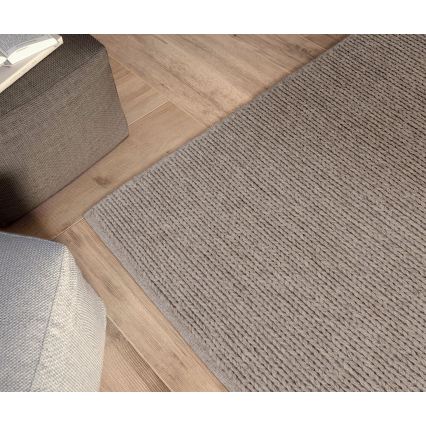 Dabīgs paklājs FIR WOOL 160x230 cm 2600 g/m2 bēšs