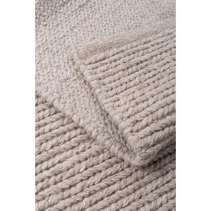 Dabīgs paklājs FIR WOOL 160x230 cm 2600 g/m2 bēšs