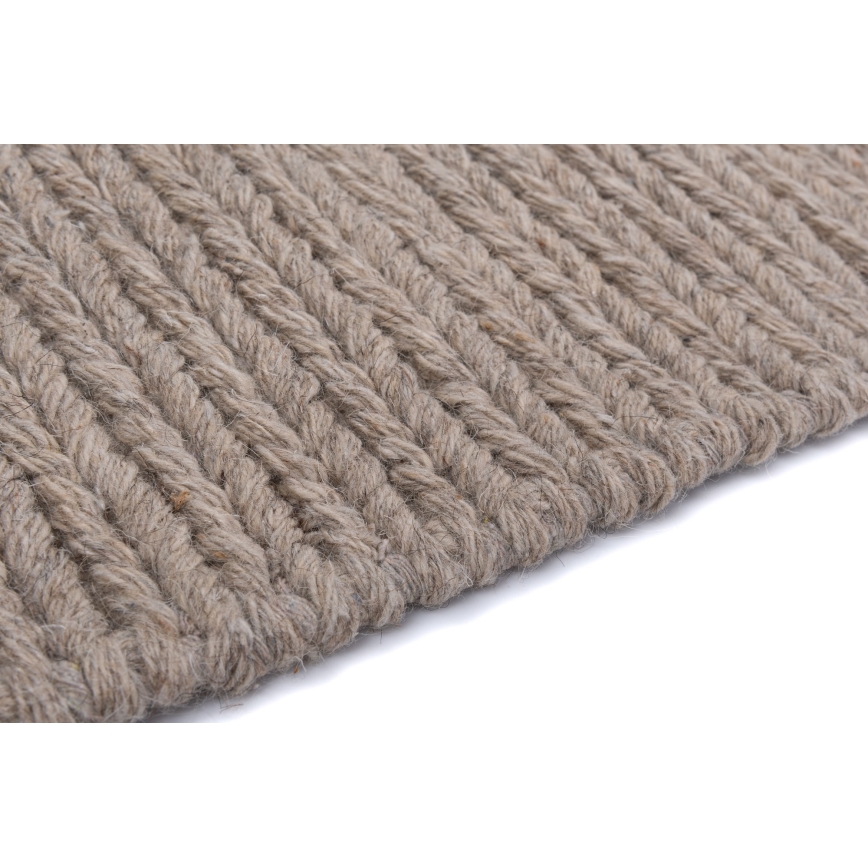 Dabīgs paklājs FIR WOOL 70x140 cm 2600 g/m2 bēšs