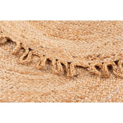 Dabisks apaļš paklājs JUTA 100 cm bēšs