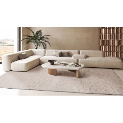 Dabisks krēmkrāsains paklājs FIR WOOL 200x300 cm 2600 g/m2