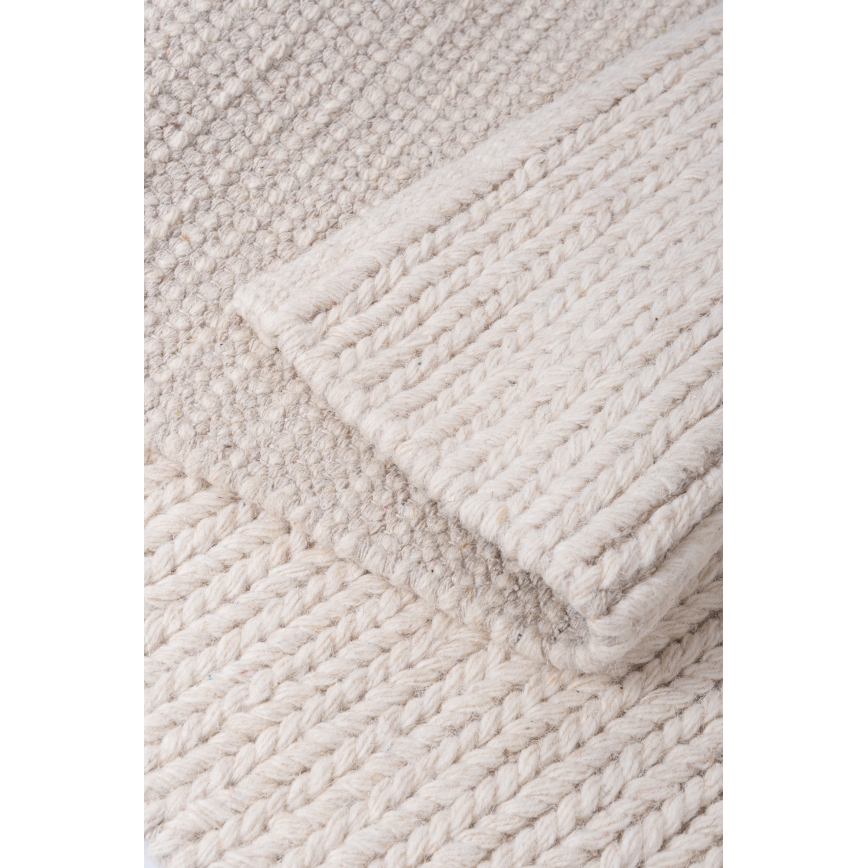 Dabisks krēmkrāsains paklājs FIR WOOL 200x300 cm 2600 g/m2
