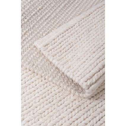 Dabisks paklājs FIR WOOL 120x170 cm 2600 g/m2 krēmkrāsains