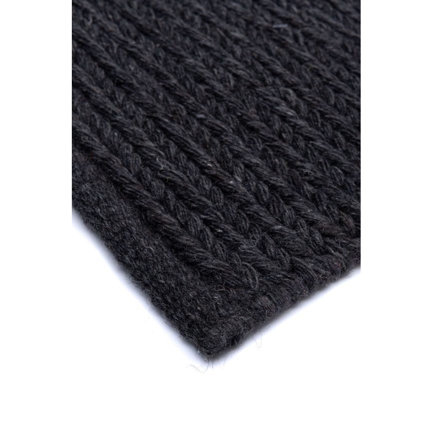 Dabisks paklājs FIR WOOL 160x230 cm 2600 g/m2 antracīts