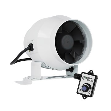 Dalap 24MF100 - Kanāla ventilators ar energoefektīvu motoru un ātruma regulatoru MF 100 EC 18W/230V