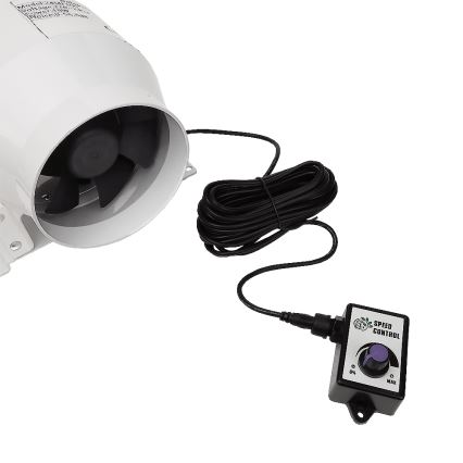 Dalap 24MF100 - Kanāla ventilators ar energoefektīvu motoru un ātruma regulatoru MF 100 EC 18W/230V