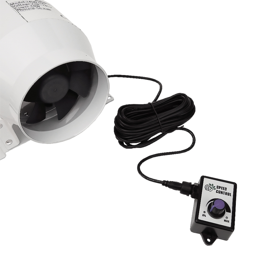 Dalap 24MF100 - Kanāla ventilators ar energoefektīvu motoru un ātruma regulatoru MF 100 EC 18W/230V