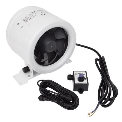 Dalap 24MF150 - Kanāla ventilators ar energoefektīvu motoru un ātruma regulatoru MF 150 EC 40W/230V