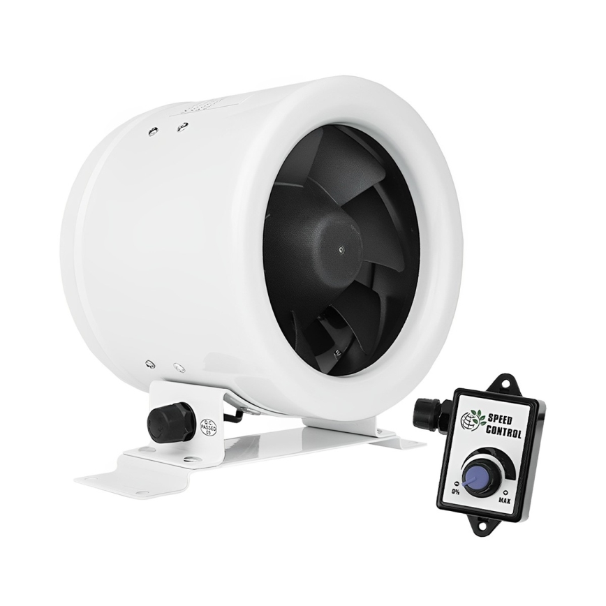 Dalap 24MF200 - Kanāla ventilators ar energoefektīvu motoru un ātruma regulētāju MF 200 EC 75W/230V