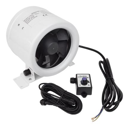 Dalap 24MF200 - Kanāla ventilators ar energoefektīvu motoru un ātruma regulētāju MF 200 EC 75W/230V