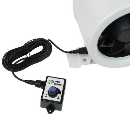 Dalap 24MF200 - Kanāla ventilators ar energoefektīvu motoru un ātruma regulētāju MF 200 EC 75W/230V