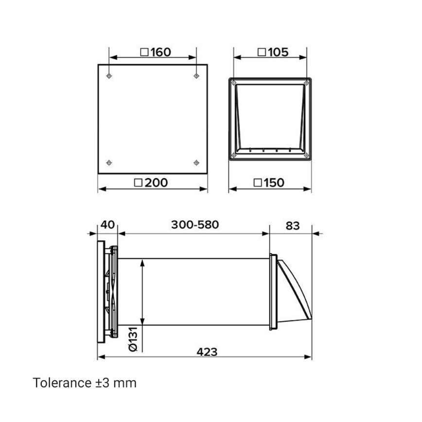 Dalap 24ZH01 - Istabas rekuperators HERO 9,4W/230V