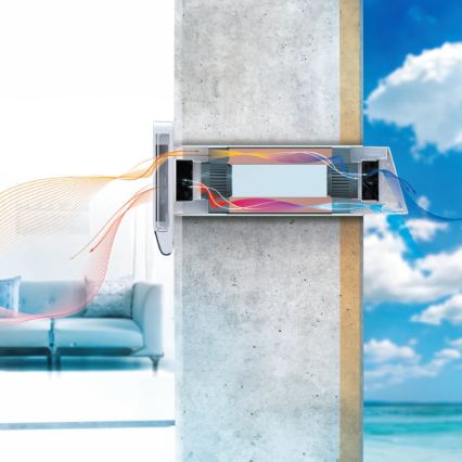 Dalap 25B160 - Vietējais istabas rekuperators BRISE 160 22W/230V Wi-Fi + tālvadība