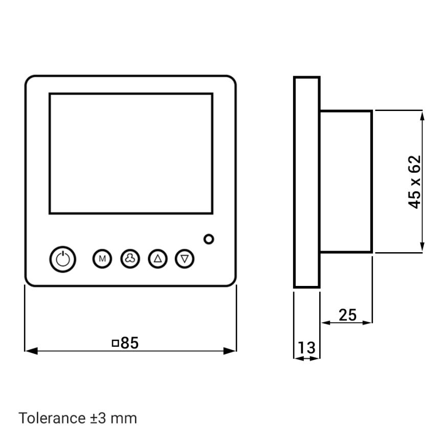 Dalap 55561 - KOMPLEKTS 2x istabas rekuperatori ZEPHIR SIMPLE DOUBLE 7,61W/230V