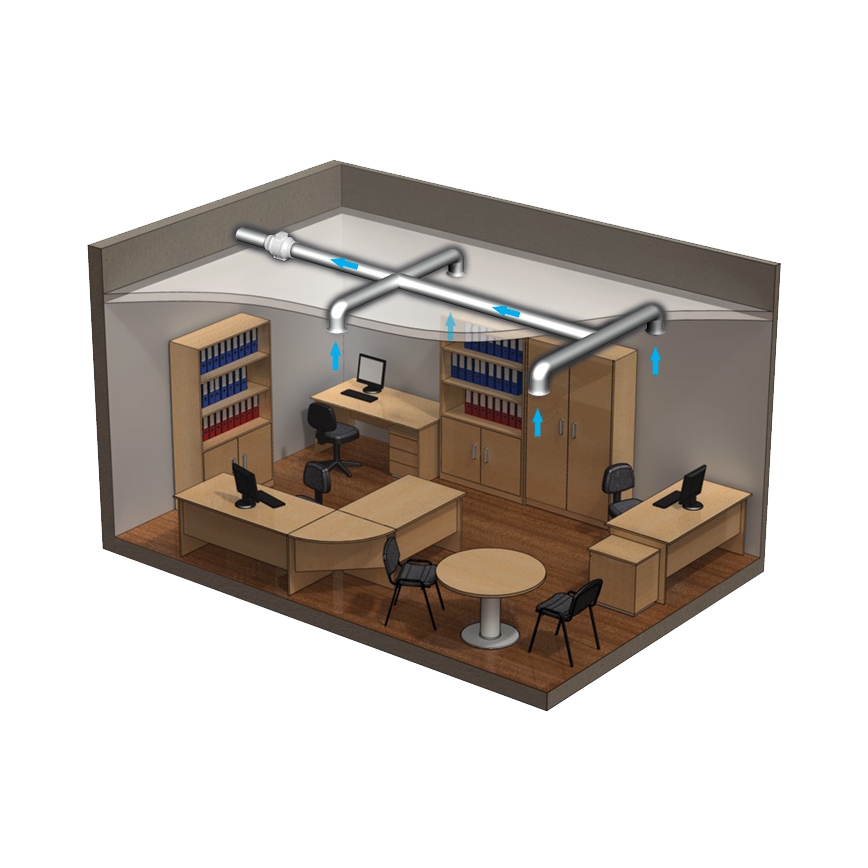 Dalap 8210 - Aksiālais ventilators AP PROFI 150 50W/230V
