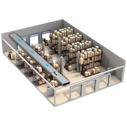 Dalap 8213 - Aksiālais ventilators AP PROFI 160 50W/230V