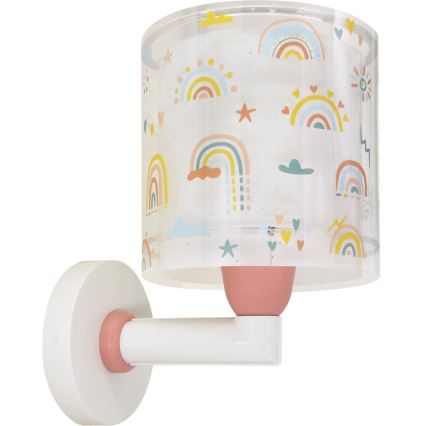 Dalber 41199 - Bērnu sienas lampa RAINBOW 1xE27/15W/230V daudzkrāsaina