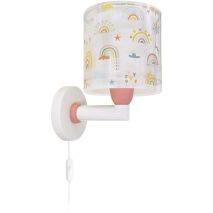 Dalber 41199 - Bērnu sienas lampa RAINBOW 1xE27/15W/230V daudzkrāsaina