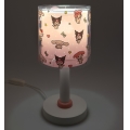 Dalber 41251 - LED bērnu lampiņa HELLO KITTY&FRIENDS 1xG4/4W/230V rozā