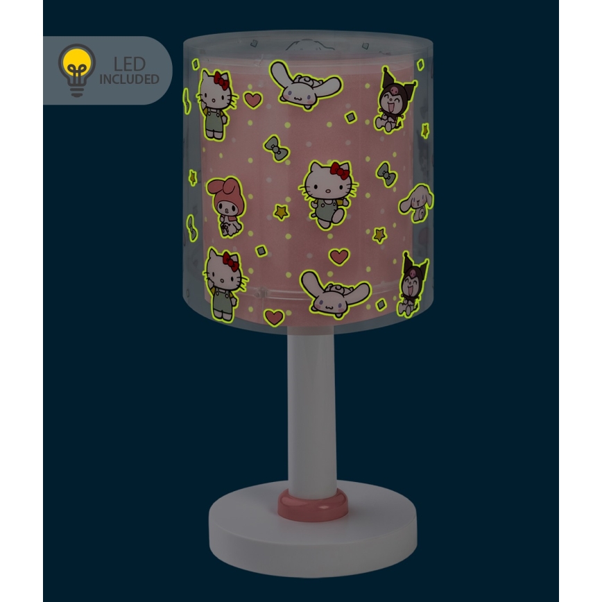 Dalber 41251 - LED bērnu lampiņa HELLO KITTY&FRIENDS 1xG4/4W/230V rozā