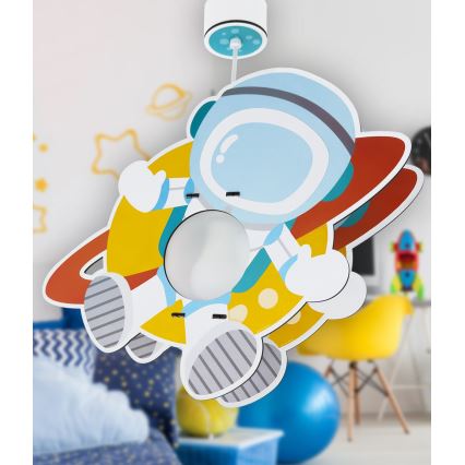 Dalber 41347 - Bērnu lustra ASTRONAUT 1xE27/15W/230V