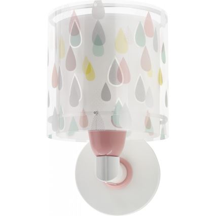 Dalber 41439 - Bērnu sienas gaismeklis COLOR RAIN 1xE27/60W/230V