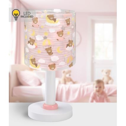 Dalber 41571S - LED bērnu lampiņa BABY TEDDY 1xG4/4W/230V rozā