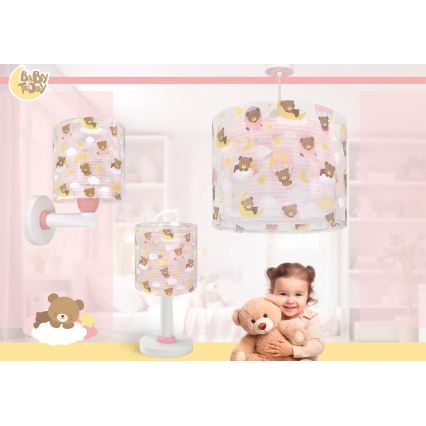 Dalber 41571S - LED bērnu lampiņa BABY TEDDY 1xG4/4W/230V rozā