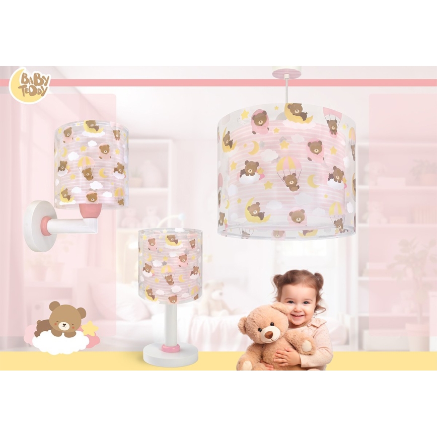 Dalber 41571S - LED bērnu lampiņa BABY TEDDY 1xG4/4W/230V rozā