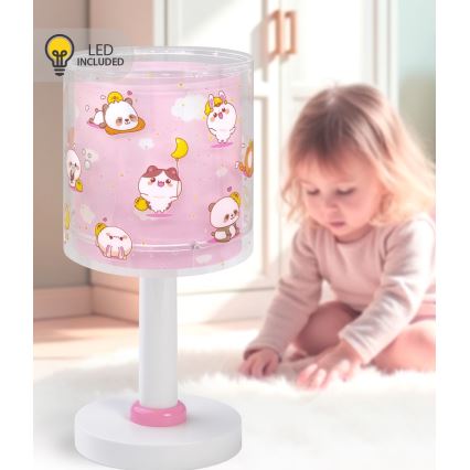 Dalber 41761S - LED bērnu galda lampiņa KAWAII FRIENDS 1xG4/4W/230V rozā