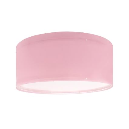 Dalber 42006S - Bērnu griestu lampa COLOR LIGHT 2xE27/15W/230V rozā