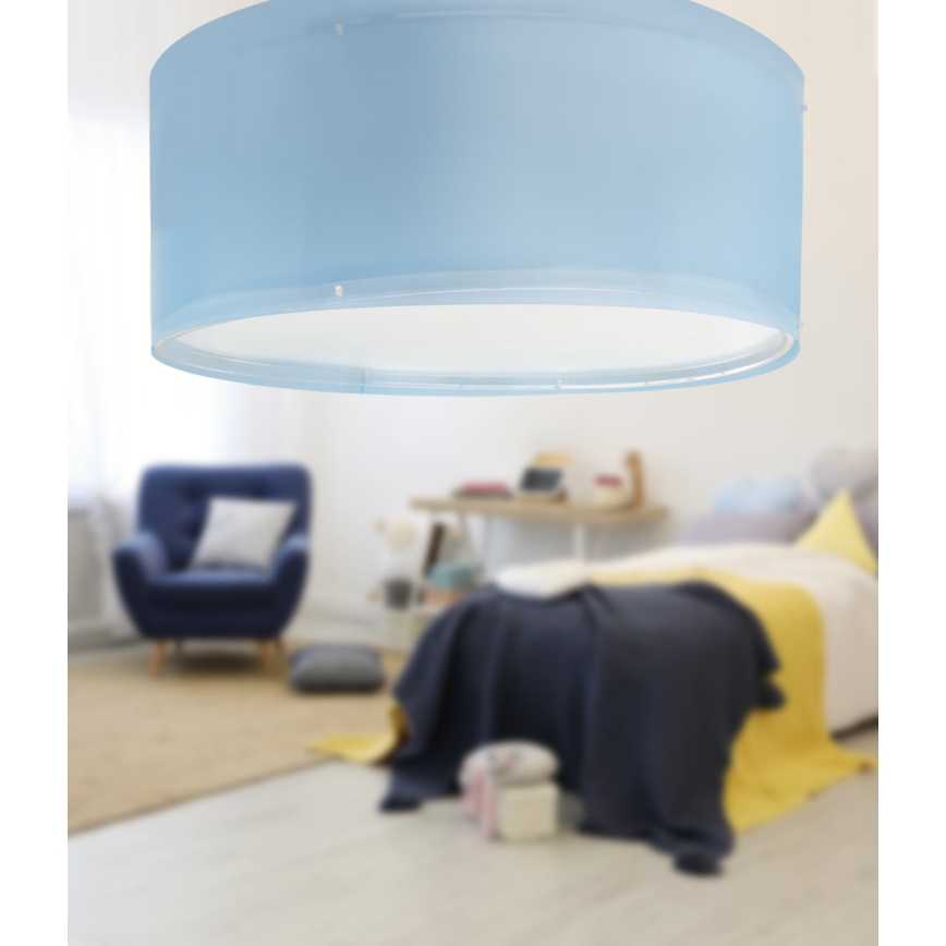 Dalber 42006T - Bērnu griestu lampa COLOR LIGHT 2xE27/15W/230V zila