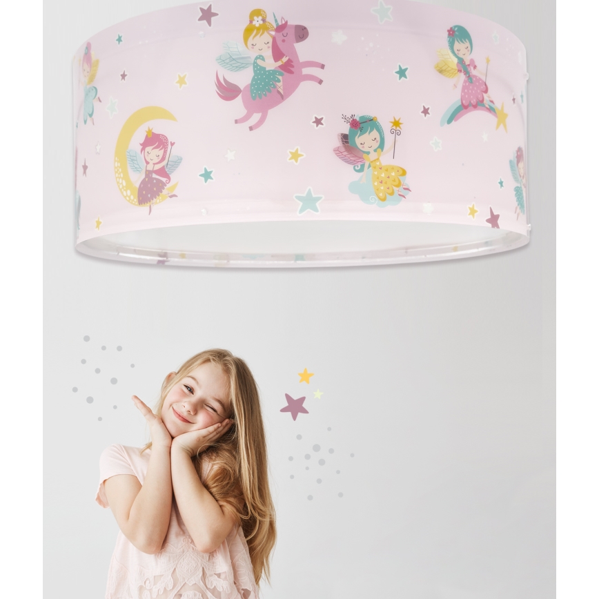 Dalber 42496 - Bērnu griestu lampa FAIRY DREAMS 2xE27/15W/230V