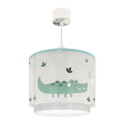 Dalber 60622 - Bērnu lustra RHICO AND CROCO 1xE27/15W/230V