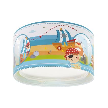Dalber 60656 - Bērnu griestu lampa PIRĀTS ISLAND 2xE27/15W/230V