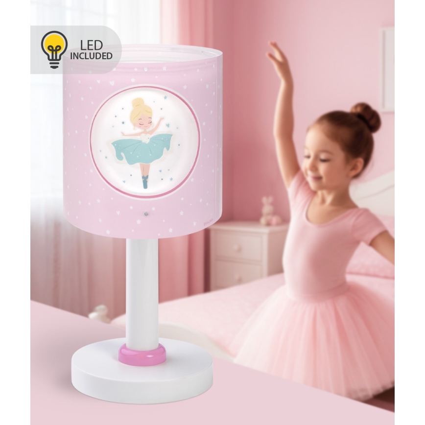 Dalber 60911 - LED bērnu lampiņa PRINCESS DANCE 1xG4/4W/230V rozā