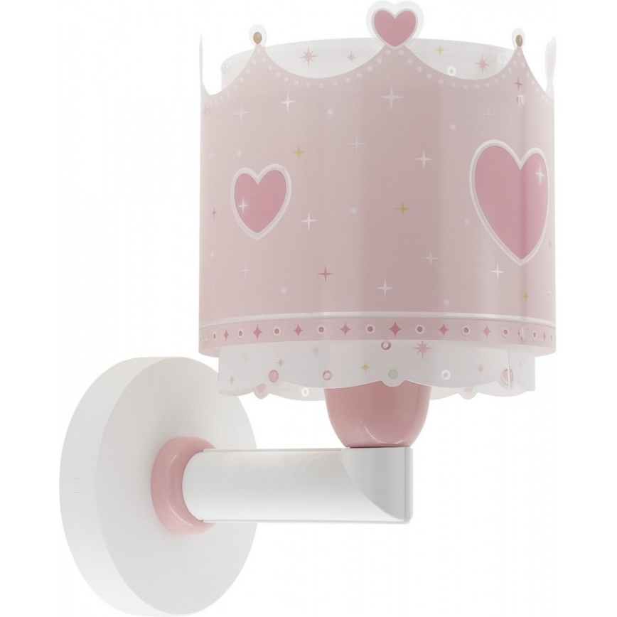 Dalber 61109 - Bērnu sienas gaismeklis LITTLE QUEEN 1xE27/60W/230V