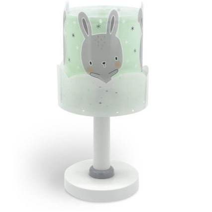 Dalber 61151H - Bērnu lampa BUNNY 1xE14/40W/230V zaļa