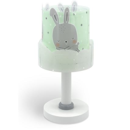 Dalber 61151H - Bērnu lampa BUNNY 1xE14/40W/230V zaļa