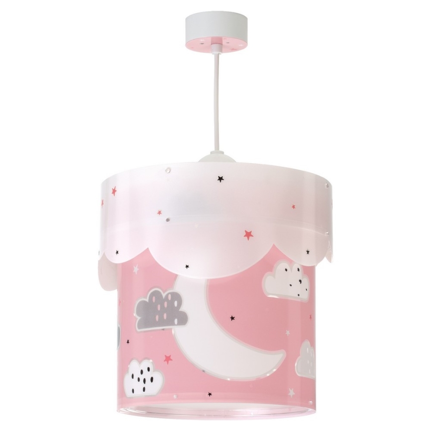 Dalber 61232S - Bērnu lustra MOON 1xE27/60W/230V