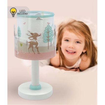 Dalber 61271N - LED bērnu lampiņa LOVING DEER 1xG4/4W/230V daudzkrāsaina