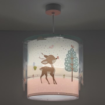 Dalber 61272 - Bērnu lustra LOVING DEER 1xE27/60W/230V