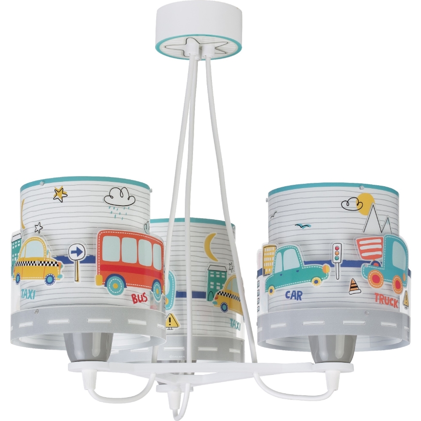 Dalber 61687 - Bērnu lustra BABY TRAVEL 3xE27/60W/230V