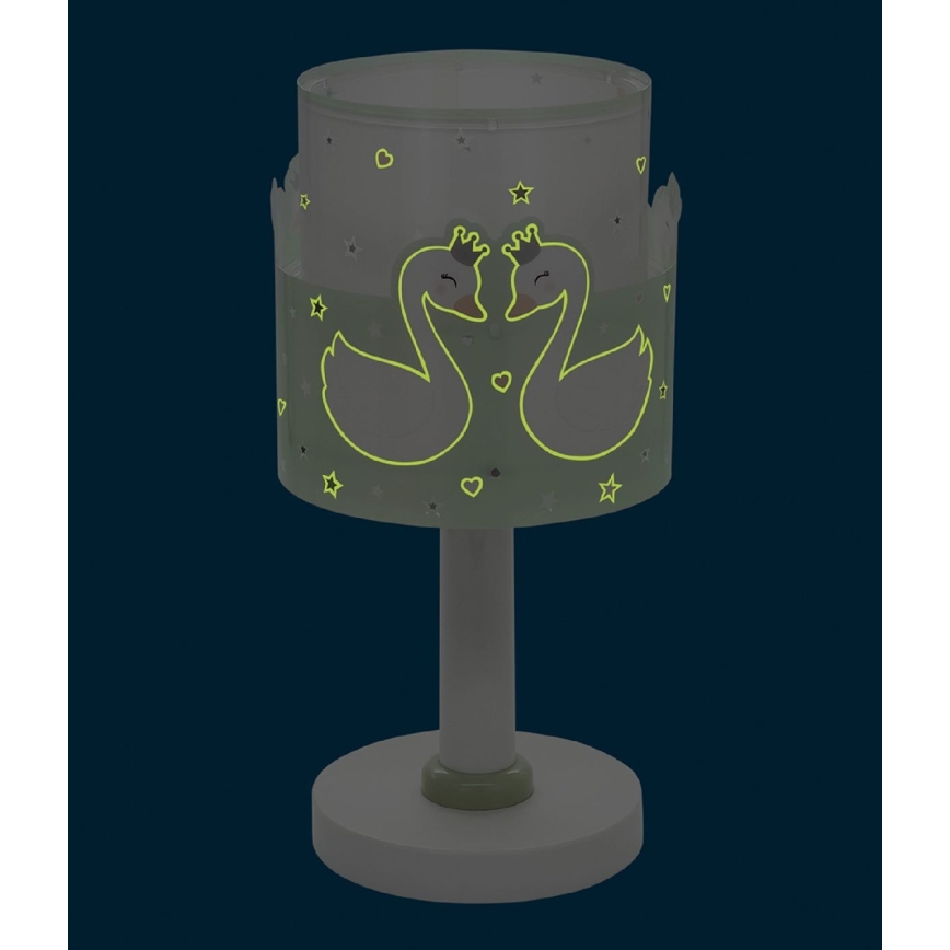 Dalber 61711H - Bērnu lampa SWEET LOVE 1xE14/40W/230V zaļa