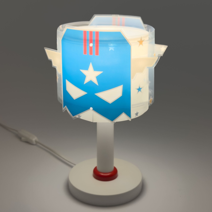 Dalber 61811N - LED bērnu lampiņa BLUE HERO 1xG4/4W/230V balta/zila